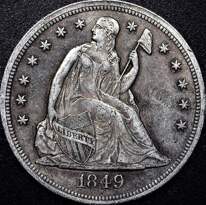 1849-Seated-Liberty-Dollar---This-One-Got-Away-:-